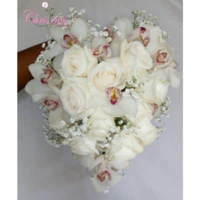 orchid rose wedding bouquets