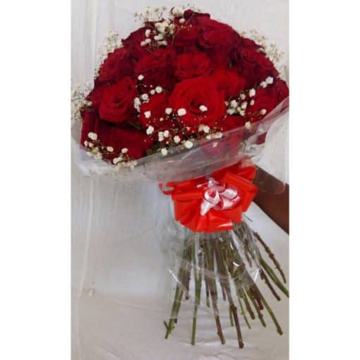 40 red roses full