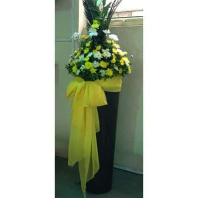 Tall floral arrangement