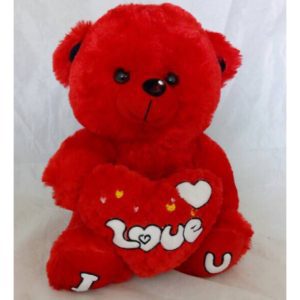 12″ Red I Love You Teddy