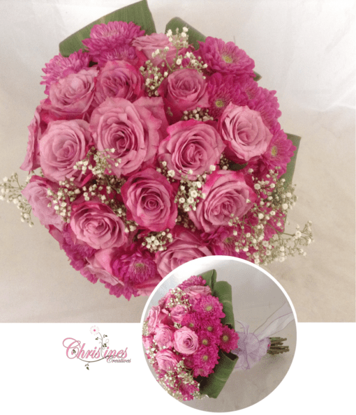 purple roses bouquet