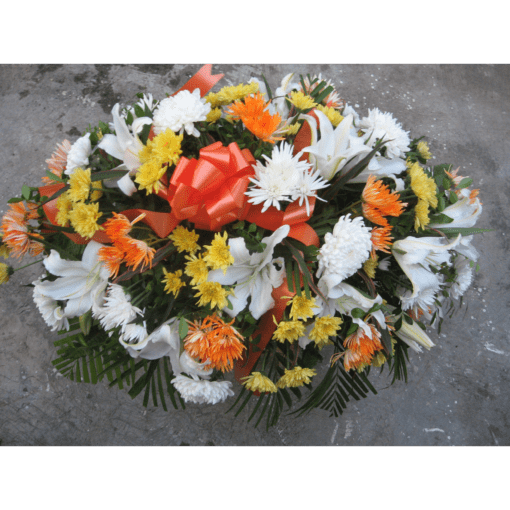 orange wreath